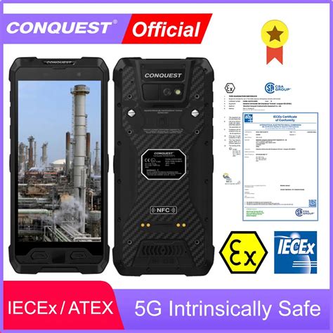 5G Smartphone ATEX IECEx Zone 1/21 .